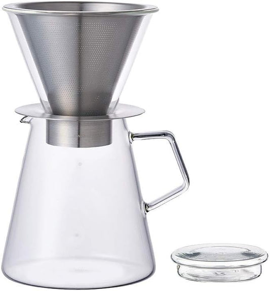KINTO 21678 CARAT Dripper & Pot, 24.3 fl oz (720 ml)