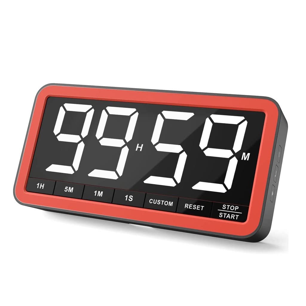NSUQOA JSEIAJB Portable Magnetic LED Large Display Digital Kitchen Timer Countdown Timer Home Cooking Classroom Gym Timer