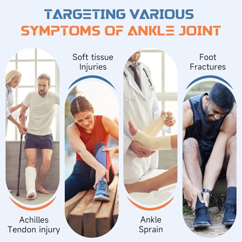 Short Walking Boot Fracture Boot Air Walker Boot for Orthopaedic Boot for Sprained Ankle, Walker Brace for Broken Foot Achilles Tendon Injury (Small)