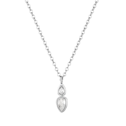 925 sterling Silver Lariet Necklace, 14K Yellow Gold Long Y Necklace with Zircon Geometric Long, Vintage Charm Silver Lariat Jewelry Accessories, Simple Shiny Gold Lariet Necklace for Women