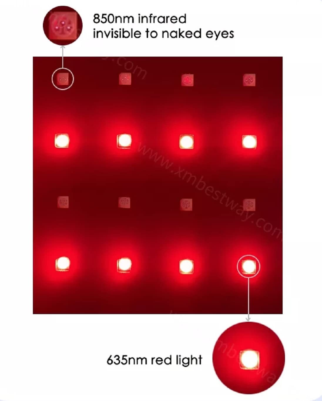 635/850nm Red Light Therapy Belt Lipo Wrap Mat Body Slim Belly Pad,Large Size, 210 Light Beads, Especially Suitable for Removing Abdominal and Thigh Fat