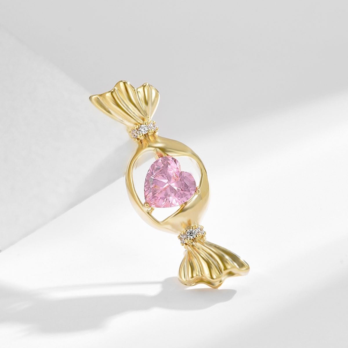 AILONMEI Brooches And Pins For Women Fashion Elegant Flower Broches Lady Costume Jewelry Brooch Pins (Candy)