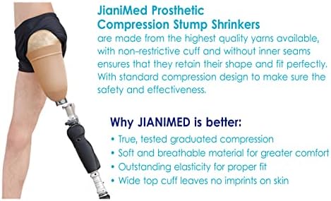 Prosthetic Stump Shrinkers–Above Knee, 35cm, Compression, Amputee Socks, 20-30, Daily use, Taiwan Excellence S