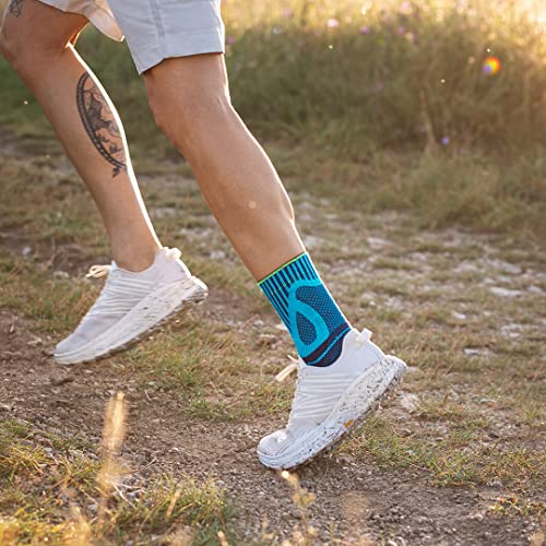 Bauerfeind Sports Achilles Support - Relieves the achilles tendon while running, jumping, and moving - All White, Large