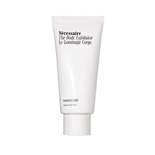 Nécessaire The Body Exfoliator. AHA/BHA/PHA. Resurface Skin. Smooth KP and Rough Patches. Hypoallergenic. Dermatologist-Tested. 180 ml / 6.1 fl oz
