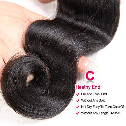 Beauty Princess Brazilian Human Hair Bundles Body Wave 10A Human Hair Weave 3 Bundles 16 16 18inch