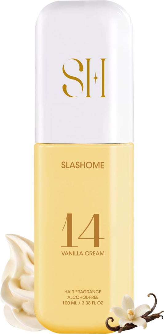 Hair Perfume for Women – Vanilla Cream, Alcohol-Free Soft & Moisturizing Hair & Body Mist, Long-Lasting Clean Fragrance for Hair, Wigs & Fabric, Mother’s Day & Birthday Gift, 100ml / 3.38 fl oz