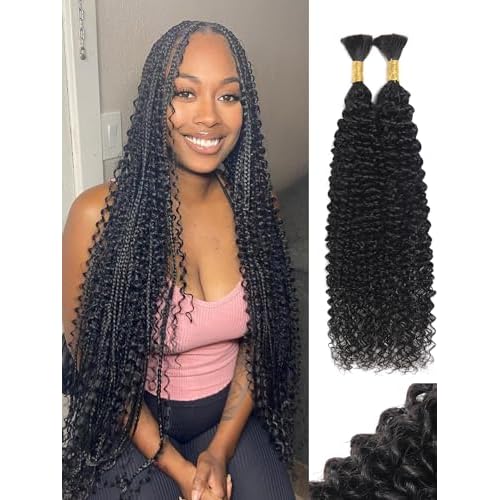 Boho Braiding Hair Bulk - 100g Micro Braiding Bundles: Human Hair Without Wefts