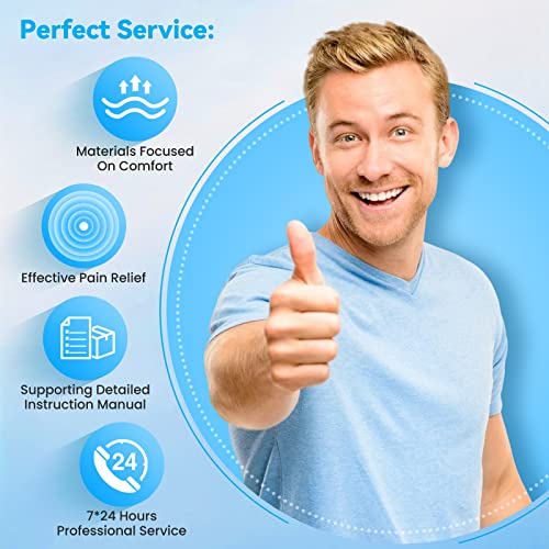 Hernia Belts for Men,Medical Hernia Guard Inguinal Truss for Single/Double,Sports Hernia Adjustable Waist Strap with 2 Removable Compression Pads (Medium)