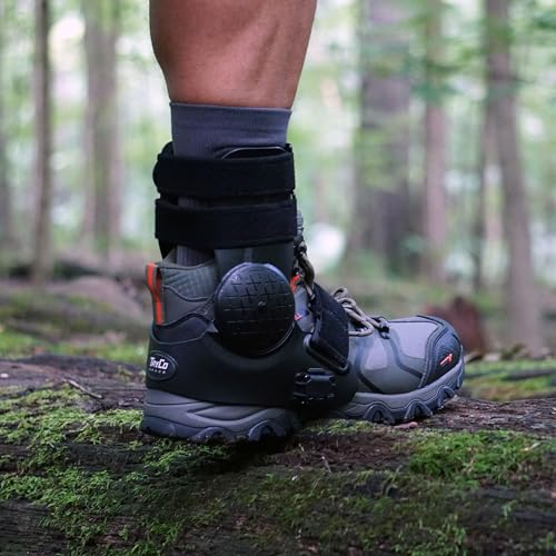 Over-the-Shoe AthleticX Ankle Support Brace for Football, Lacrosse, Hiking, Pickleball, Walking - Accelerate Return to Play & Sports, Unisex (Medium, Right)