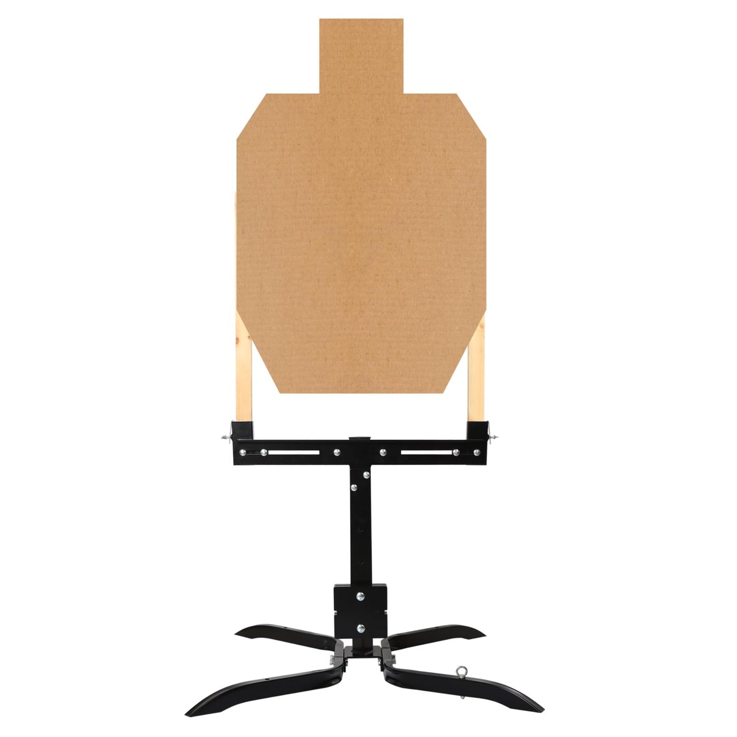 Highwild Adjustable Swinger Target Stand for Paper & Cardboard Silhouette Shooting Target X-Leg Stand Base Fits 1x2 Wooden Posts for Shooting Range