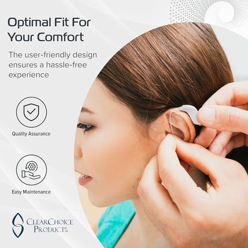 Hearing Aid Domes, Closed Domes for Hearing Aids, 10Pcs Resound Hearing Aid Domes (Medium)
