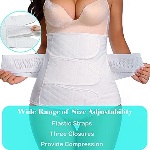 Post Belly Band Postpartum Recovery Belt Girdle Belly Binder, Cotton