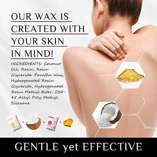 KOTAMU Wax Kit Pink Digital Hair Removal Waxing Kit for Women & Men Hot Wax Warmer Pot for Face, Eyebrow, Body, Brazilian, Bikini, Sensitive Skin Waxing Machine with 25 Accessories for Home Salon