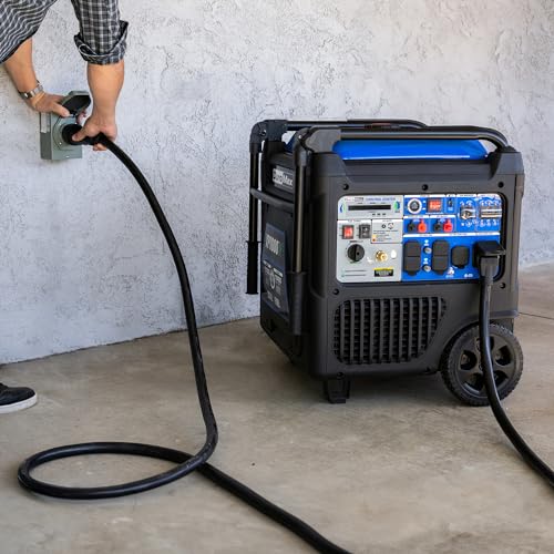 DuroMax XP11000iH 11,000-Watt Dual Fuel Portable Digital Inverter Generator - Gas & Propane, Remote Electric Start, Transfer Switch Ready, RV & Emergency Ready
