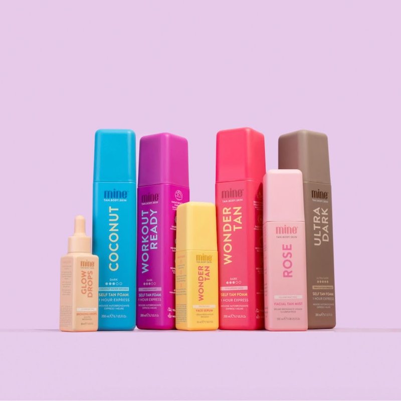 MineTan Forever Bronze Self Tan Mousse Bundle | Best Express Kit - Includes Double Dark Self Tanner Foam, Gradual Fake Tanning Lotion, & Sunless Mitt