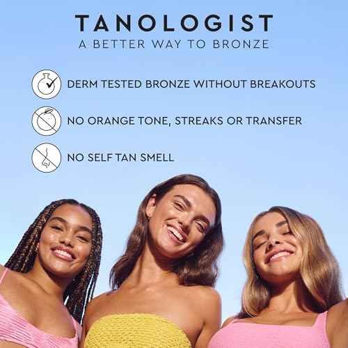 Tanologist Hydrating Daily Glow Body Lotion- Medium/Dark, Buildable & Transfer-Proof Gradual Self Tanner, Summer Fragrance, Natural Not Orange, Lasts 7 Days, Vegan Clean Formula, 8.45 fl oz