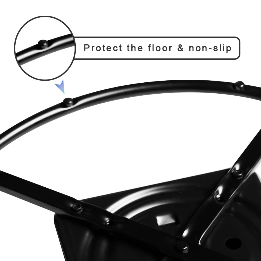 Skuehod 24 Inch Heavy Duty Recliner Chair Swivel Ring Base Kit with 10 inch Swivel Plate, Chair Replacement Parts Bottom Mechanism