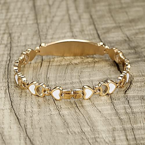 LinnaLove Lymphedema Alert Bracelets no bp/iv/needles this arm Stainless Steel Medical id Bracelets for Women