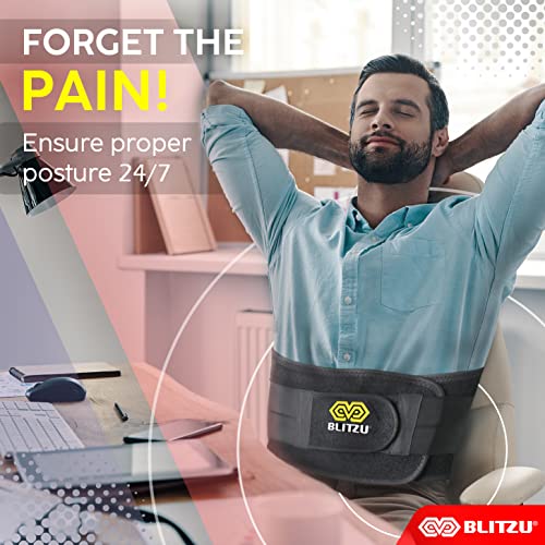 Back Brace for Lower Back Pain, Great for Women and Men With Removable Lumbar Pad and Adjustable Support Straps, Waist Belt for Sciatica, Herniated Disc, Scoliosis, Arthritis, Pain Relief Size Large