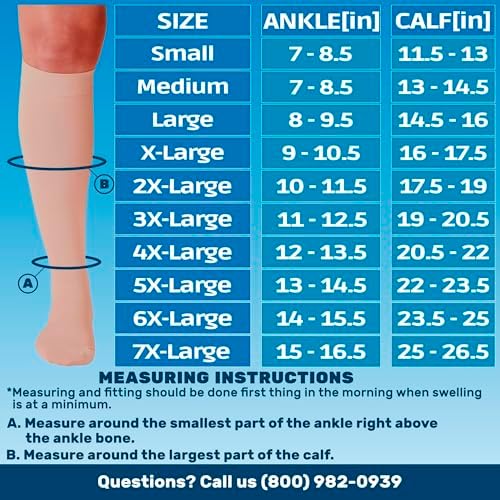 Made in USA - Compression Socks for Women and Men Circulation 30-40mmHg - A301