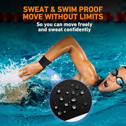 Precut Kinesiology Tape for Finger Valgus–12PCS KTQUICK Pain Relief Athletic Tape, Waterproof &Hypoallergenic Latex-Free, Elastic Breathable Long-Lasting Elbow Support Tape for Right(Black)