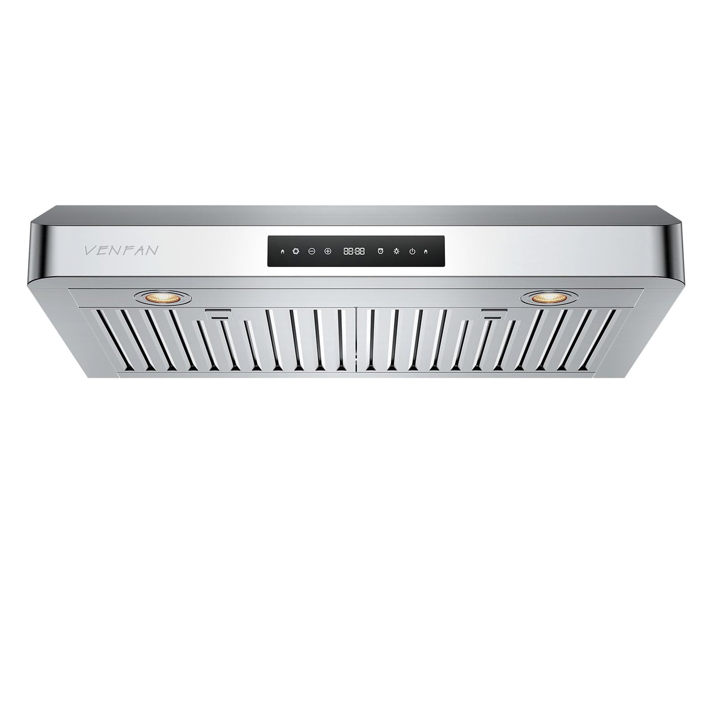 VENFAN Under Cabinet Range Hood 30 Inch - 1200 CFM Ultra Powerful Suction, Gesture Sensing & 4-Speed Touch Control, Dishwasher Safe Filters, Stainless Steel Kitchen Hood