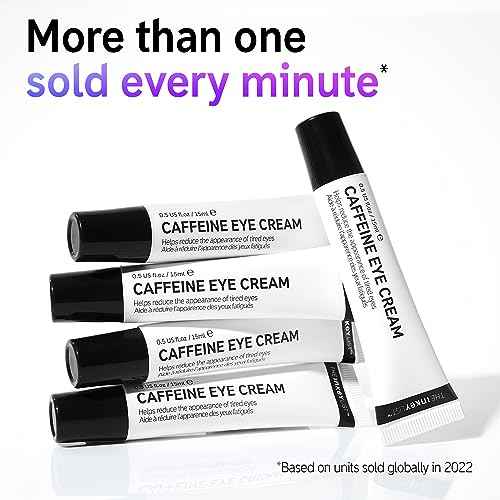 The INKEY List Caffeine Eye Cream, Reduce Eye Puffiness and Dark Circle, Blur Fine Lines, 0.5 fl oz