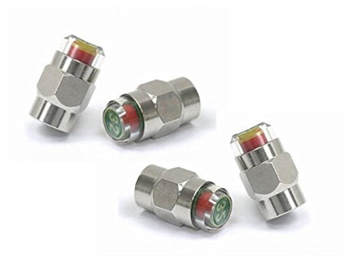 Gozens 26-80psi TPMS Tire Pressure Monitor Valve Stem Cap Tyre Sensor Indicator (28 PSI)