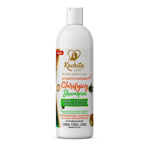 KIT Brazilian 3D Hight Bright Kachita Spell Keratin Hair Blowout Treatment 32 floz + Shampoo Clarify Professional Results Straighten and Smooth Hair Made in USA