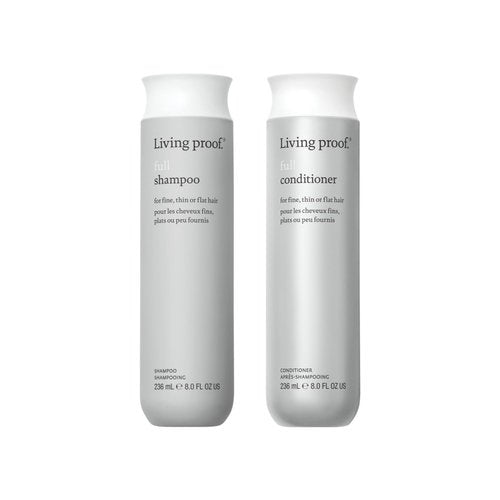Living proof Full Shampoo & Conditioner Duo Volume & Moisturizing Set for Thin Hair, Paraben & Silicone Free, Safe for Color Treated Hair