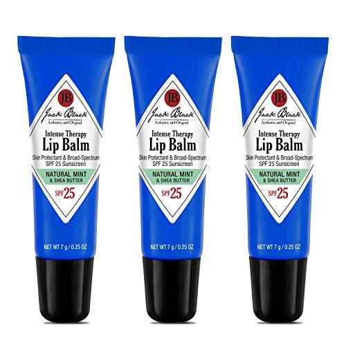 Jack Black Intense Therapy Lip Balm, 0.25-Oz. ? SPF 25 Sun Protection, Lip Moisturizer, Hydrating Lip Balm with SPF, Lip Sunscreen