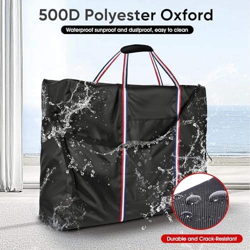 Rollator Travel Bag - Waterproof Wheelchair Bag for Folding Walker, Compact Wheelchair Transport Chair Portable Carry Case Cover for Car & Airplane TSA Traveling (44" Lx12 Wx30 H)