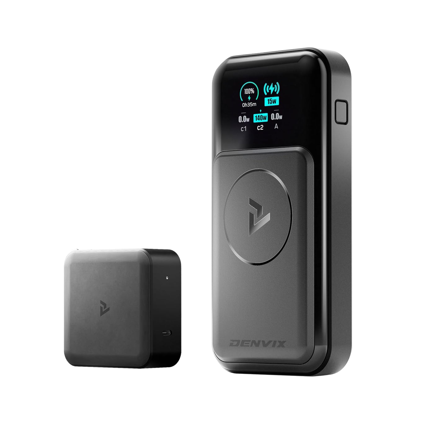 DENVIX PowerX Power Bank Deluxe Package 1.1, 250W 4-in-1 25,000mAh Laptop Portable Charger (91.25Wh) with Magnetic Wireless Charging for iPhone, Samsung, MacBook, DJI, AirPods and More