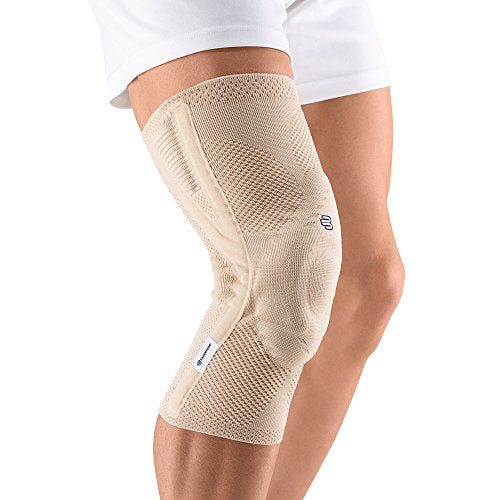 Bauerfeind - GenuTrain P3 - Patella Knee Support - For Misalignment of the Kneecap - Right Knee - Size 5 - Color Nature