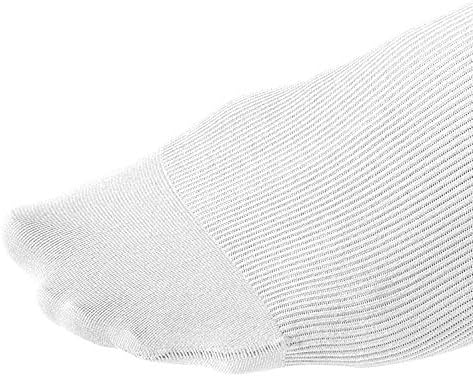 JOBST Compression Hose with Closed Toe, Knee High, Medium, 15-20 mmHG, White