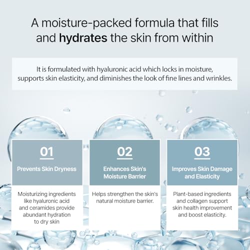 Hydra-15 Soothing Gel Cream 2.03 fl oz /60ml Moisturizing Deep Hydrating Elasticity for Dry and Sensitive Skin with Hyaluronic Acid Korean Skincare