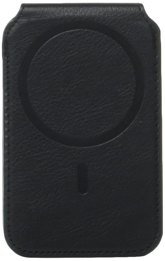 umoven Wallet for Men - Pop Up Case, Cash Slot, and Credit Card Slot - Slim Aluminum Wallet with RFID Blocking, Minimalist Leather Wallet Front Pocket with ID Window, Gift Box (Dark black)