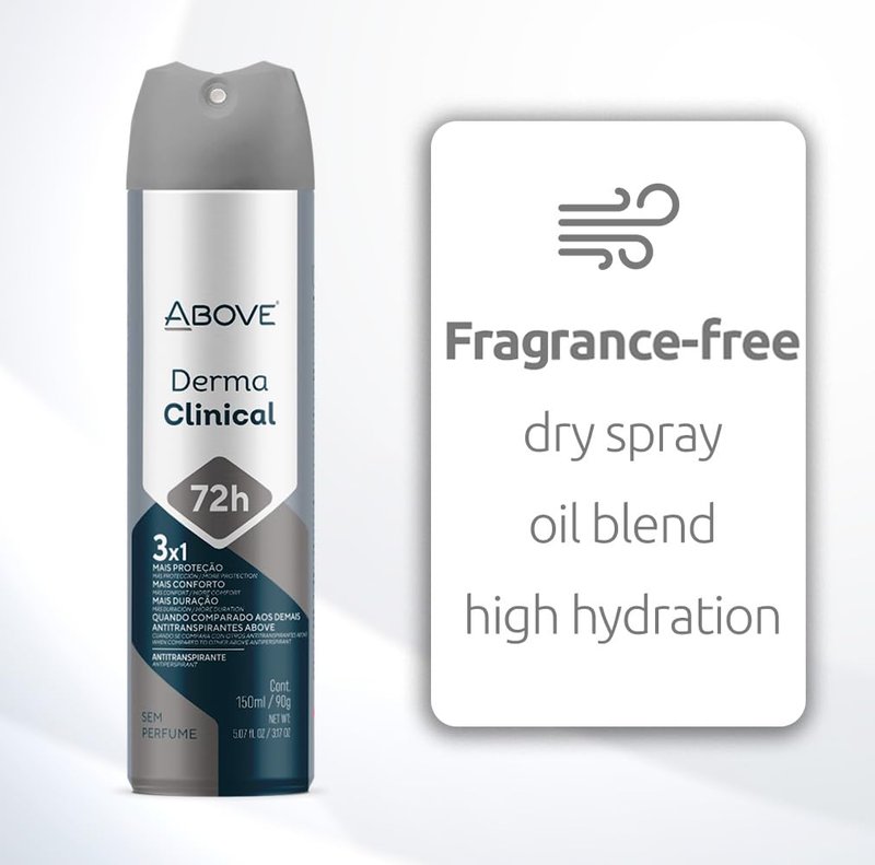 72-Hour Antiperspirant Deodorant Spray for Women - Derma Clinical | 3.17 oz, Long-Lasting Protection