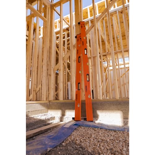 Johnson Level & Tool 5800-0610P 6FT - 10FT Extendable Plate Level, Triple-Secured Mounting System