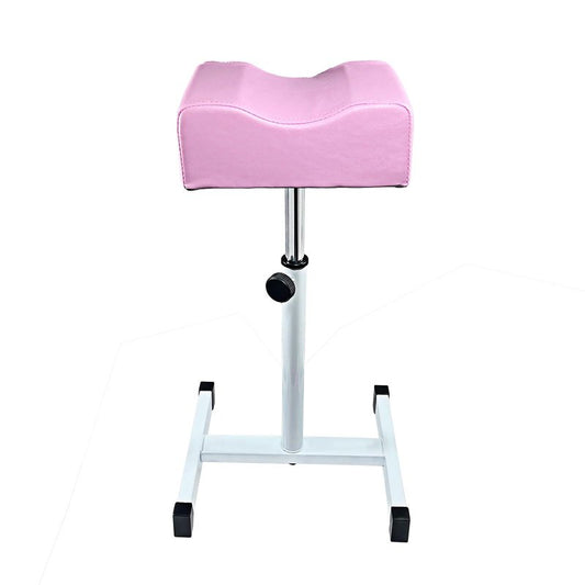 LOVEVLOGY Pedicure Foot Rest,Height Adjustable Pedicure Chair,Non-Slip Pedicure Stool for Massage Office or Home,Pink