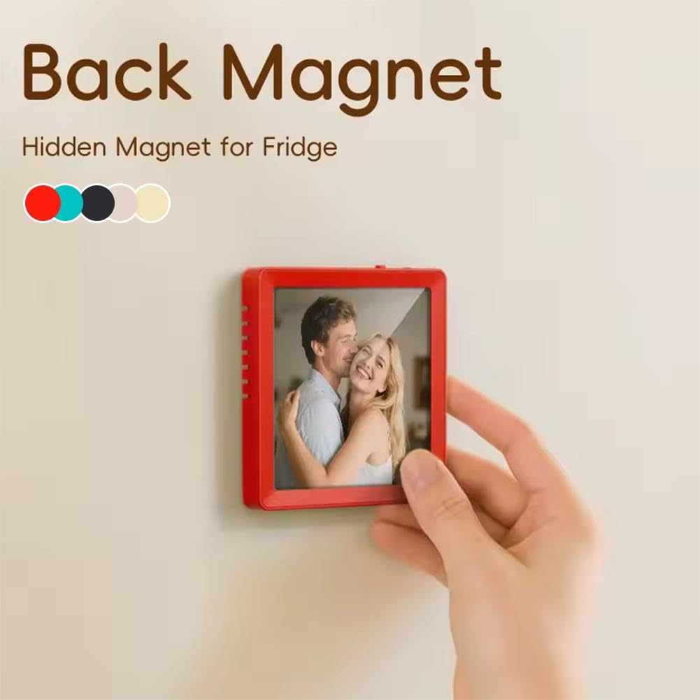 Picture Frame with Sound,Personalized Wireless Tabletop & Wall Mount Sound Photo Frame,Back Magnetic Design,with Recording Function,for Living Room,Bedroom,Office,Unique Gifts for Famiy & Friends
