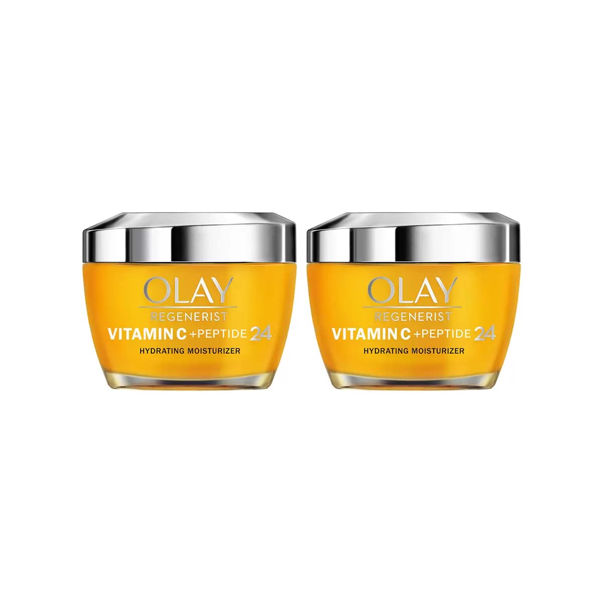 Olay Regenerist Vitamin C + Peptide 24 Face Moisturizer, 1.7 Ounce (2 Count)