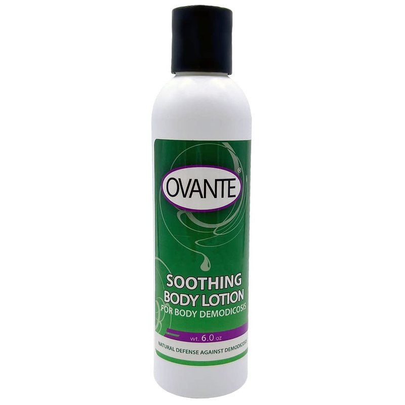Demodex Mite Eliminating Body Lotion for Humans with Demodicosis - Soothe Dry Skin Irritation, Calming Face and Body Moisturizer for Fast Anti-Itch Relief of Demodex Prone Skin - 6.0 oz