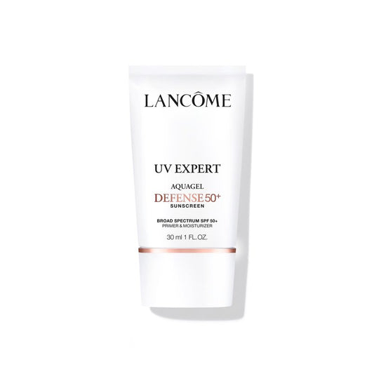 Lancôme UV Expert Defense SPF 50+ Primer & Moisturizer | 3-in-1 Facial Sunscreen with Broad Spectrum Protection | Lightweight, Hydrating, Non-Greasy Aquagel Texture