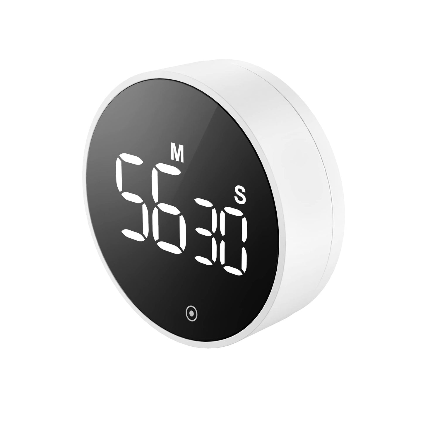 TEOYETTSF LED Digital Kitchen Timer Cooking Shower Study Stopwatch Alarm Clock Timer Magnetic Electronic Countdown(E)