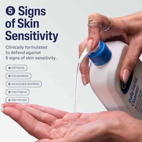 Cetaphil Face Wash, Daily Facial Cleanser for Sensitive, Combination to Oily Skin, 20 oz, Gentle Foaming, Soap Free, Hypoallergenic