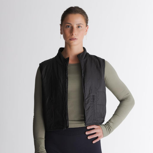 Aion Women's Weighted Functional Walking Vest- Black 7lbs Size Medium