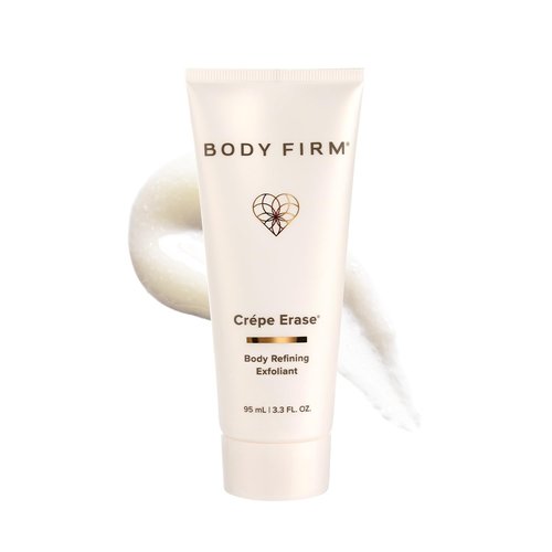 Body Firm Crepe Erase Smoothing Pre-Treatment, Aha Bha Exfoliant With Vitamin E and Squalane for Crepey Skin, Anti Aging Pre-Exfoliator for Face & Body, Gentle Skin Care for Women, 10 FL Oz