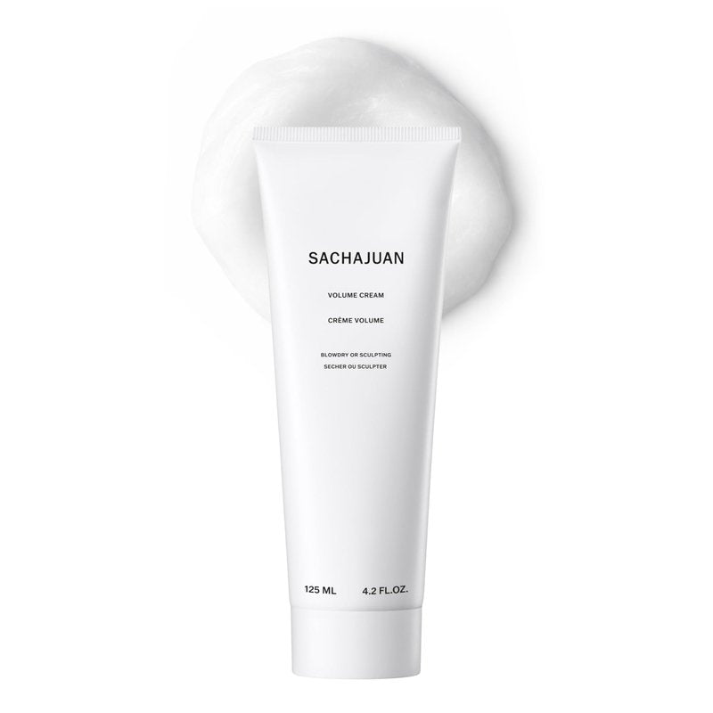 SACHAJUAN Volume Cream | Blow-Dry Styling & Heat Protectant | Adds Volume, Body & Shine | Flexible Hold | Ocean Silk Technology | Vegan & Paraben-Free | 4.2 fl oz